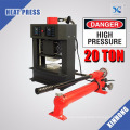 20 ton hydraulic air compressor free manual dual heating plates rosin press machine